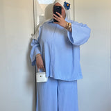 ENSEMBLE VICHY [BLUE BABY]