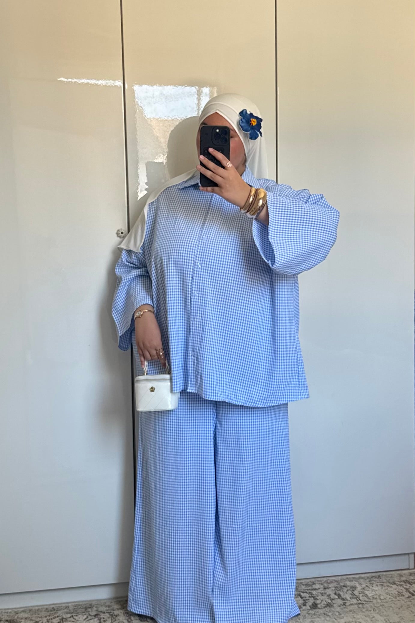 ENSEMBLE VICHY [BLUE BABY]