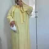 ROBE À NOEUD [JAUNE BEURRE]