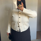 CARDIGAN EN LAINE [BLANC]