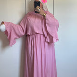 ENSEMBLE À VOLANT [ROSE]