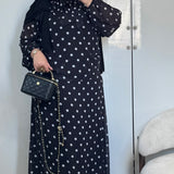 ENSEMBLE À POIS [NOIR & BLANC ]