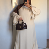 ABAYA À VOLANT [ECRU]