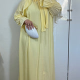 ROBE À NOEUD [JAUNE BEURRE]