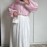 BLOUSE ORGANZA [ROSE]