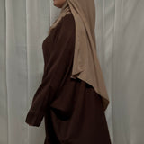 ABAYA PAPILLON [MARRON CHOCOLAT]