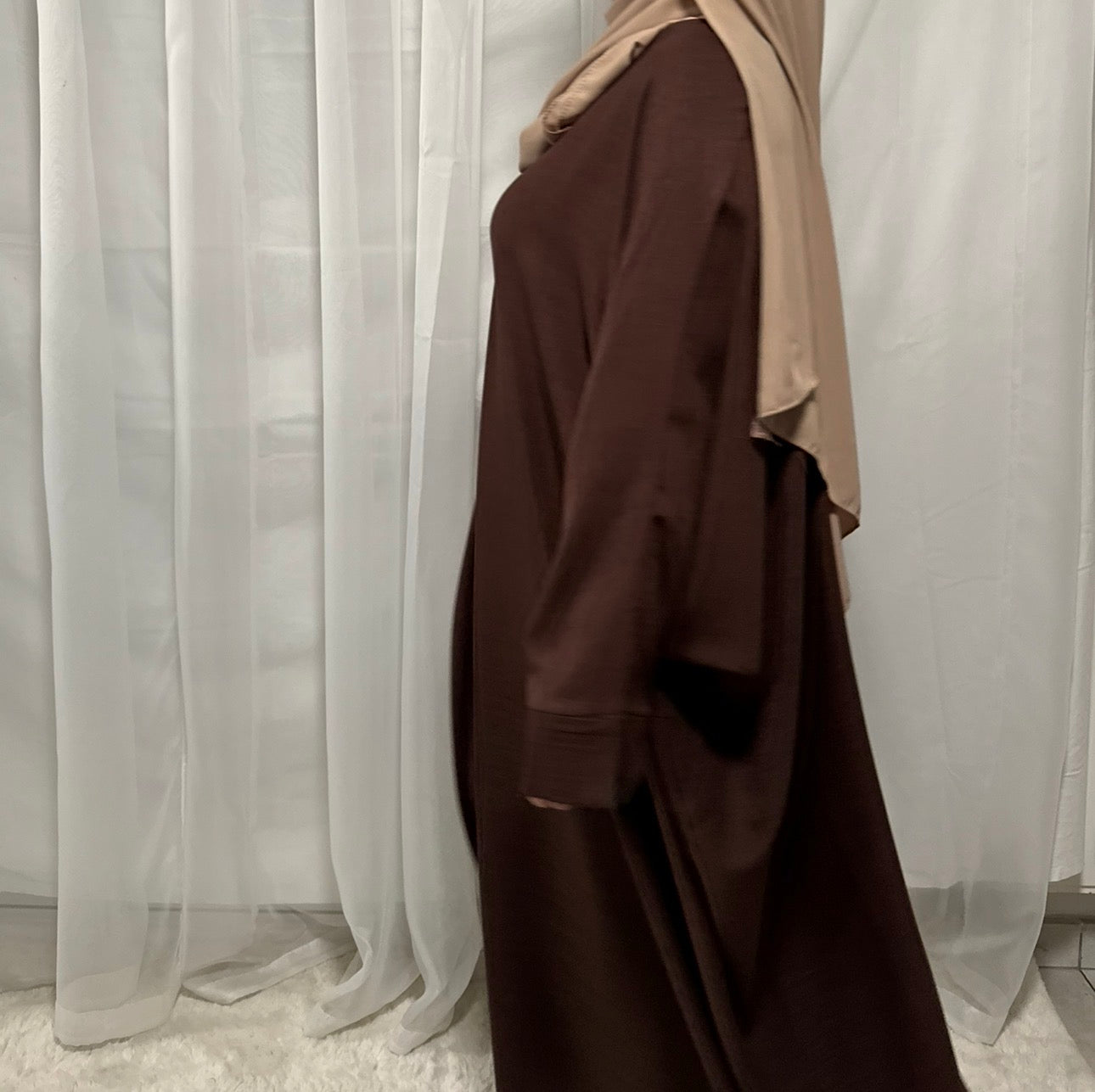 ABAYA PAPILLON [MARRON CHOCOLAT]
