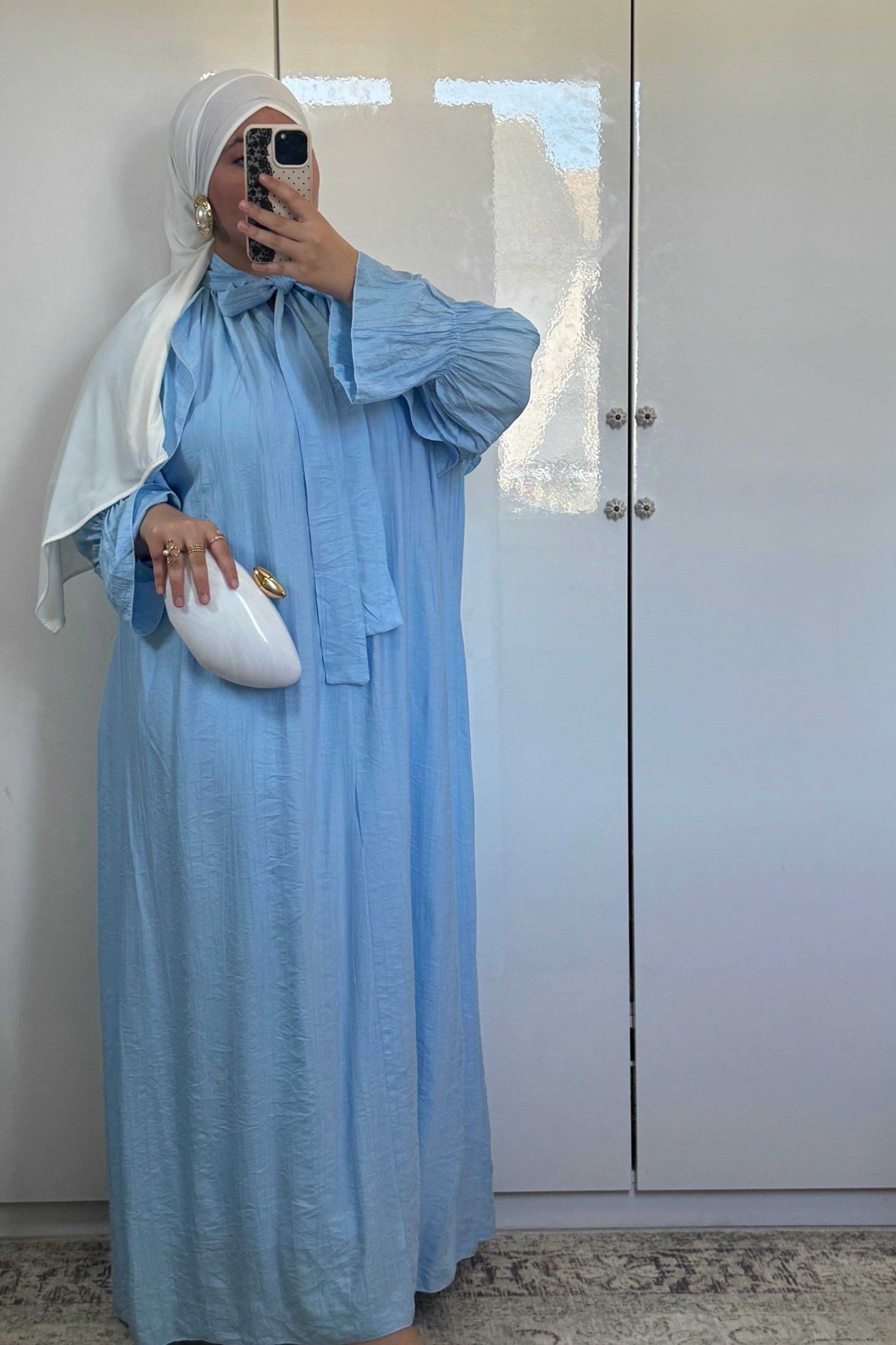 ROBE À NOEUD [BLUE BABY]