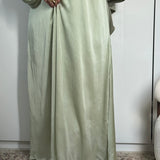 ROBE SATINÉE [VERT]