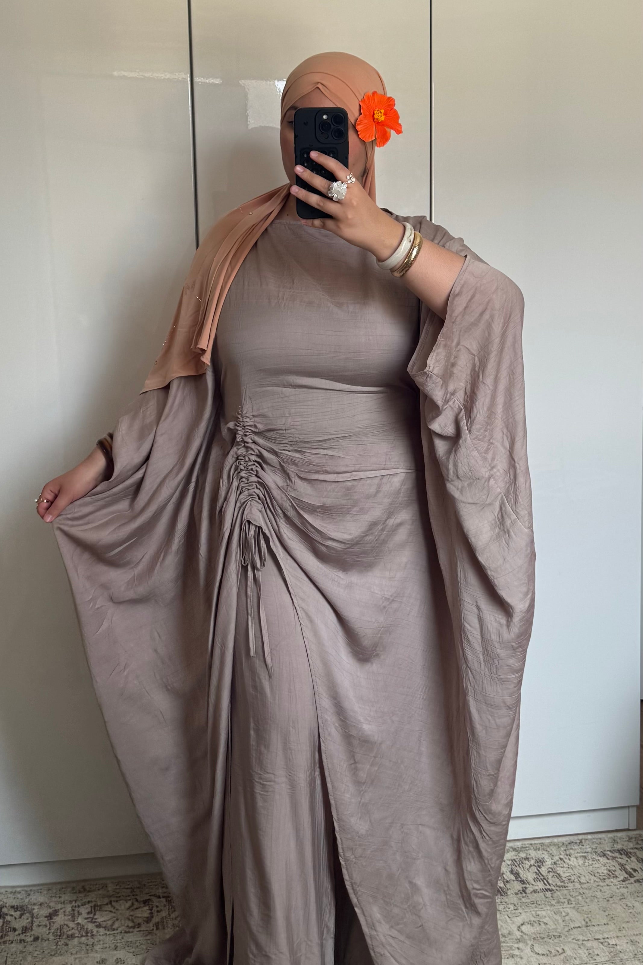 ENSEMBLE PAPILLON [TAUPE]