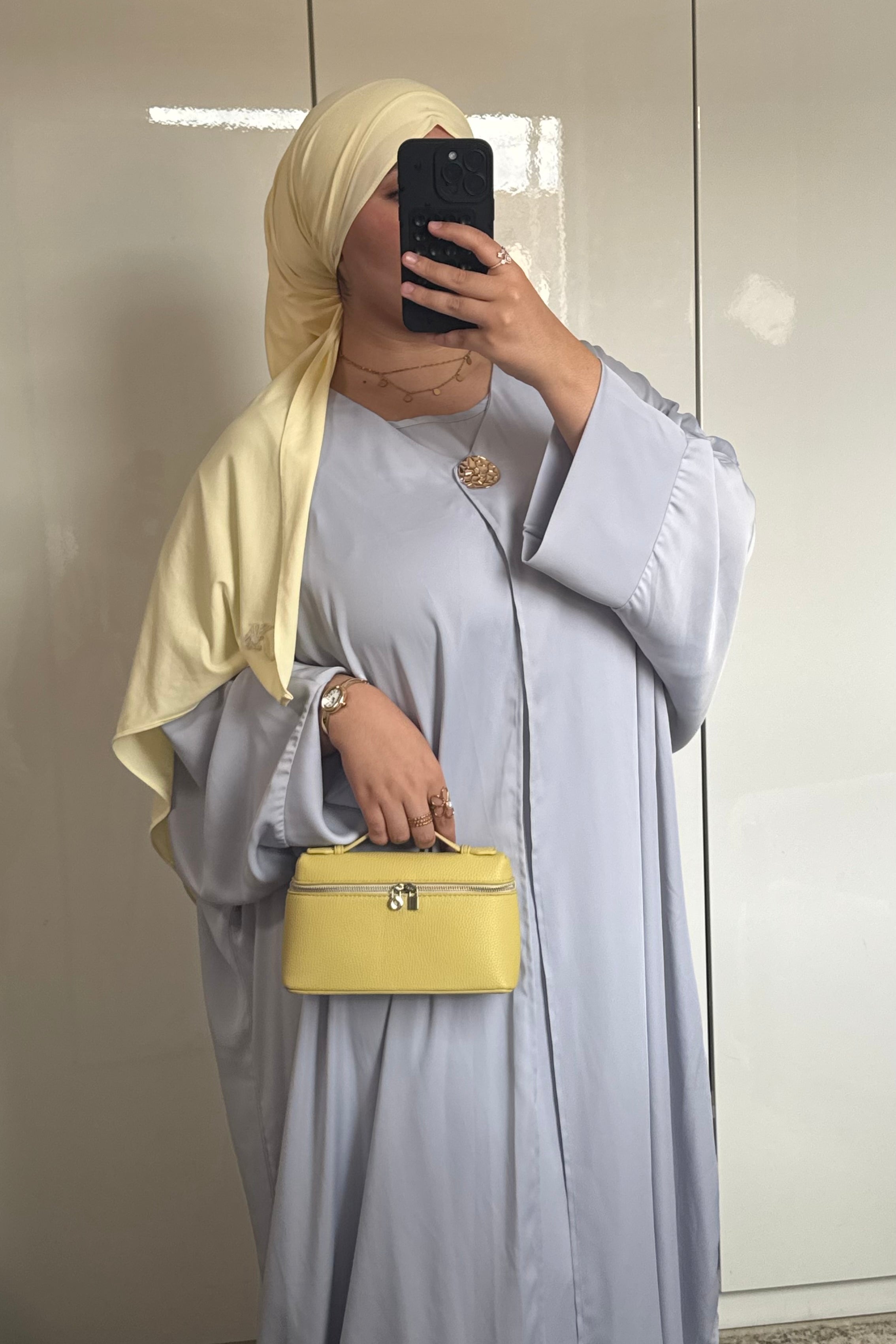 ENSEMBLE KIMONO [BLEU GRIS]