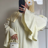 ROBE À VOLANT VICHY [JAUNE]