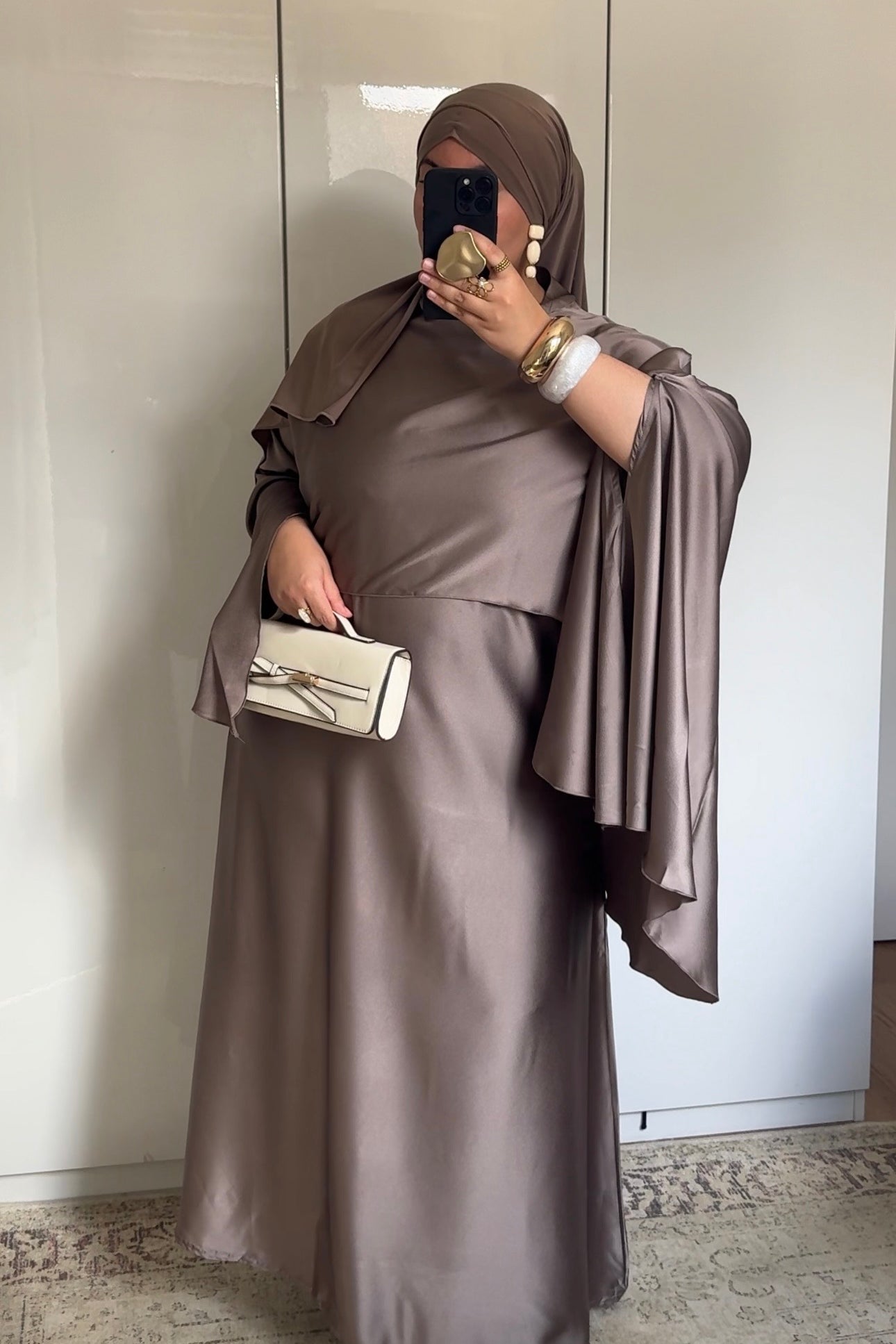 ENSEMBLE CAPE [TAUPE]