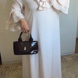 ROBE COL VOLANT [ECRU]