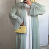 [CREATION] KIMONO DÉTAILS MOUSSELINE [VERT PASTEL]