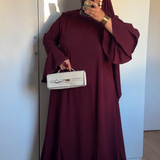 ABAYA À VOLANT [BORDEAUX]