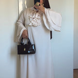 ROBE COL VOLANT [ECRU]