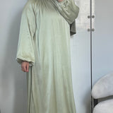 ROBE SATINÉE [VERT]
