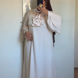 ROBE COL VOLANT [ECRU]
