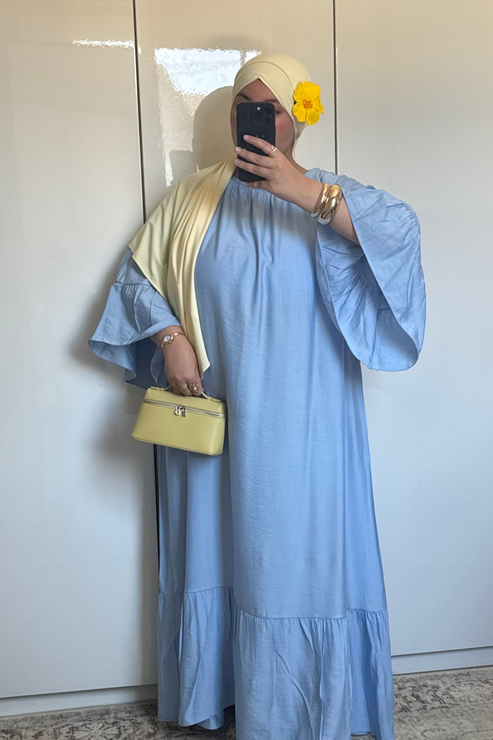 ROBE À VOLANT [BLUE BABY]