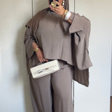 ENSEMBLE FLUIDE [TAUPE]