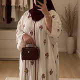 ABAYA BRODÉE [BORDEAUX]