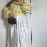 BLOUSE ORGANZA [JAUNE]