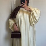 ROBE MANCHE BOUFFANTES [JAUNE BEURRE]