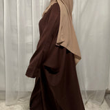 ABAYA PAPILLON [MARRON CHOCOLAT]