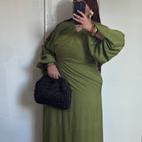 ROBE CACHE-COEUR [VERT OLIVE]
