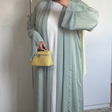 [CREATION] KIMONO DÉTAILS MOUSSELINE [VERT PASTEL]