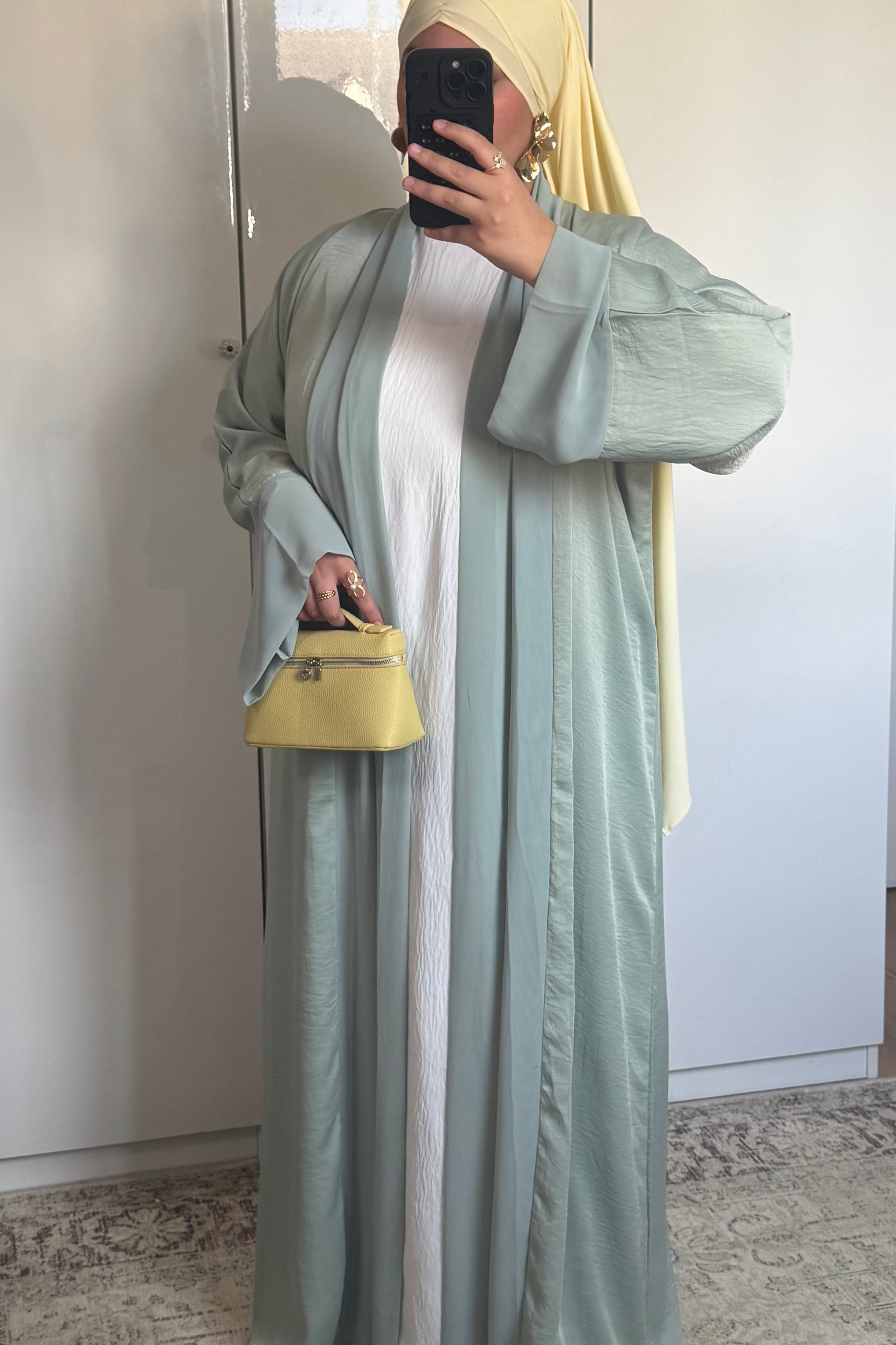 [CREATION] KIMONO DÉTAILS MOUSSELINE [VERT PASTEL]