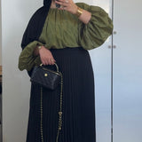 BLOUSE ORGANZA [VERT OLIVE]