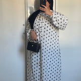 ROBE A POIS [BLANCHE]