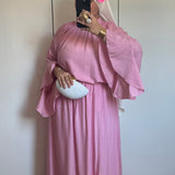 ENSEMBLE À VOLANT [ROSE]