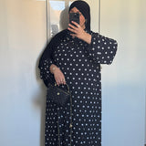 ROBE A POIS [NOIR]