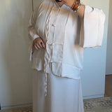 ENSEMBLE INSPIRATION ASIATIQUE [ECRU]