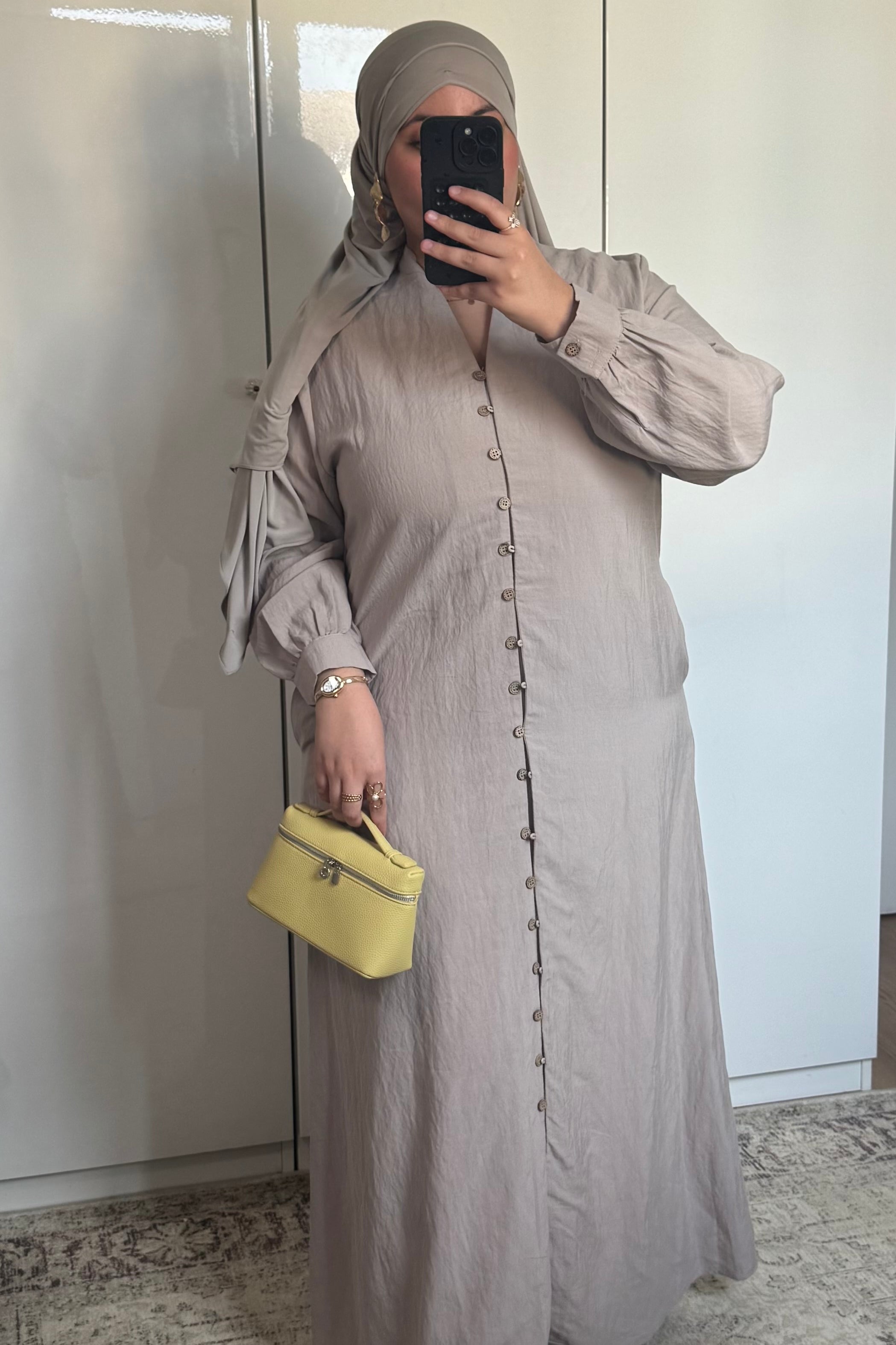 ROBE COTON [TAUPE]