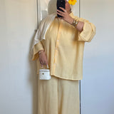 ENSEMBLE VICHY [JAUNE]