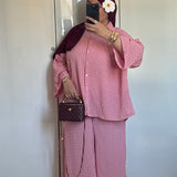 ENSEMBLE VICHY [ROUGE]