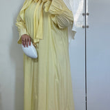 ROBE À NOEUD [JAUNE BEURRE]