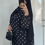 ENSEMBLE À POIS [NOIR & BLANC ]