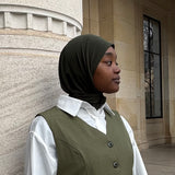 CAGOULE JERSEY - KHAKI