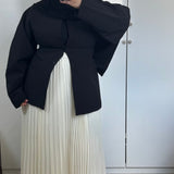 JUPE PLISSÉE [BLANCHE]
