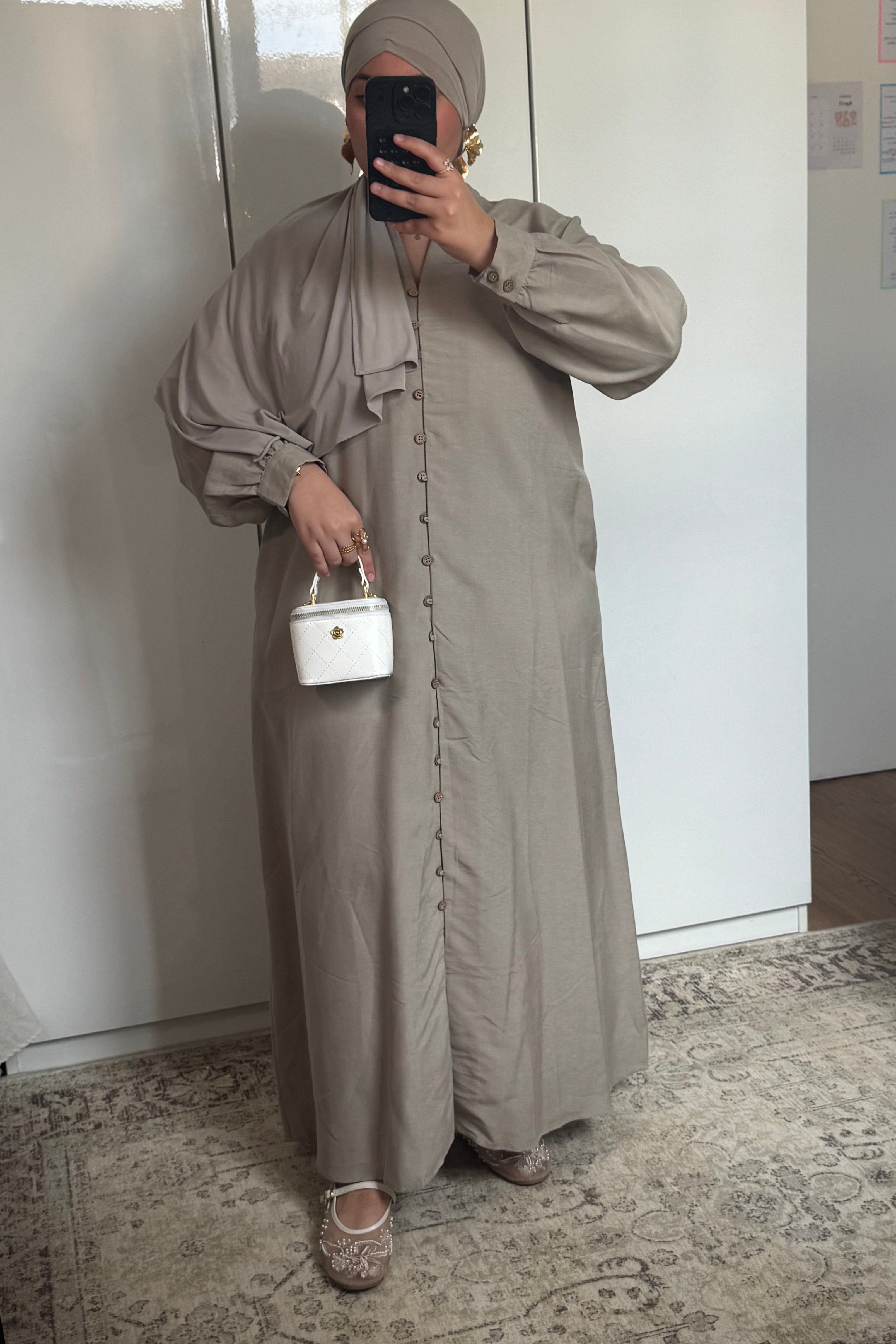 ROBE COTON [KHAKI]