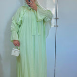 ROBE À NOEUD [VERT PASTEL]