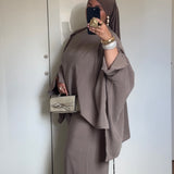 ENSEMBLE FLUIDE [TAUPE]