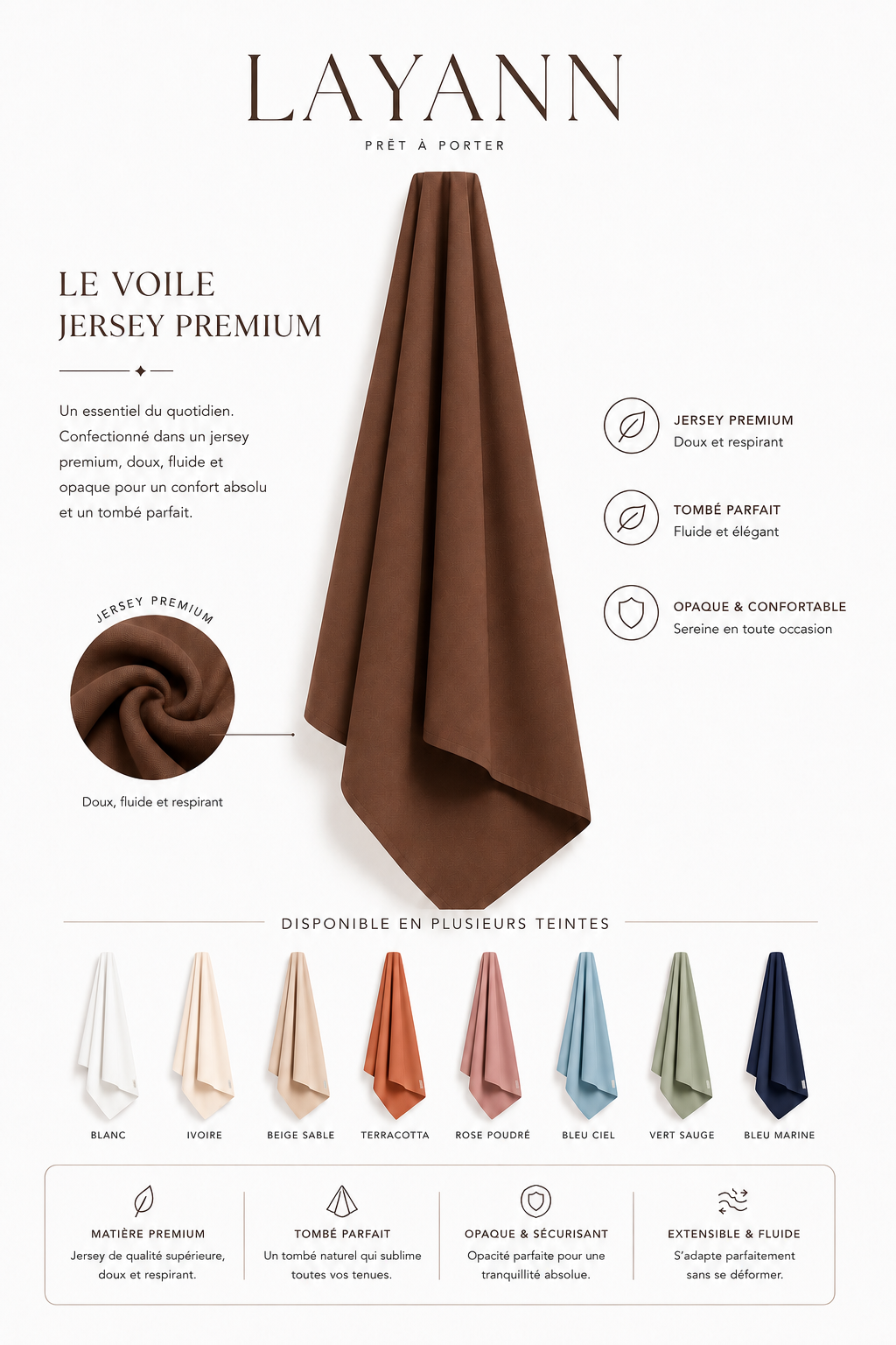 JERSEY PREMIUM - TAUPE